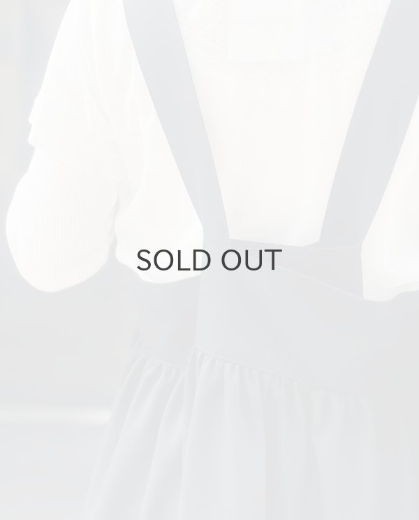 画像8: ウールギャバ後染ジャンパースカート（NV） (8)