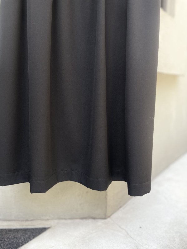 画像5: ウールギャバ後染ジャンパースカート（BK） (5)