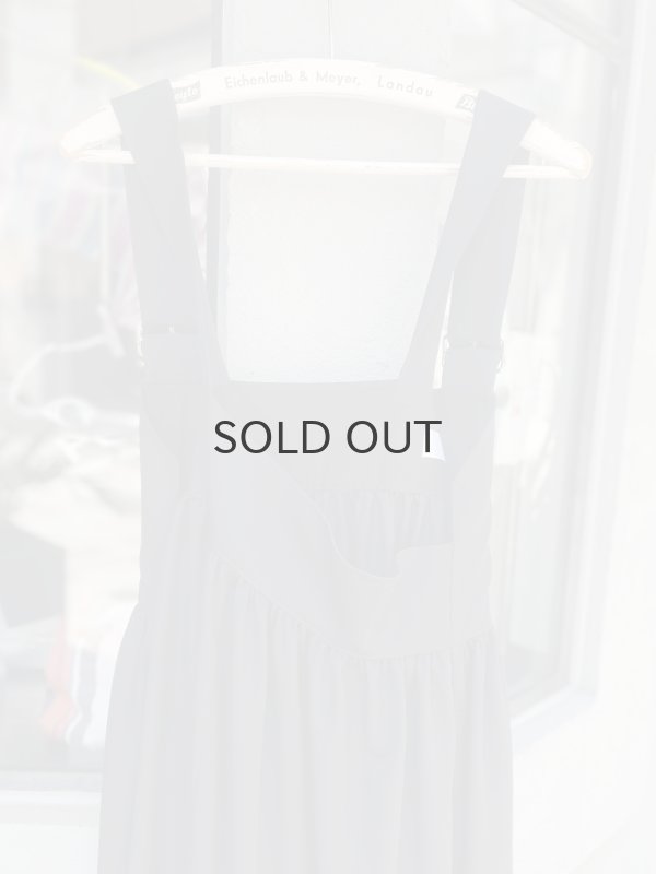 画像6: ウールギャバ後染ジャンパースカート（NV） (6)