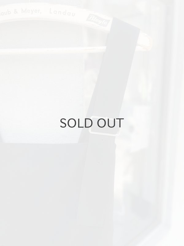 画像3: ウールギャバ後染ジャンパースカート（BK） (3)