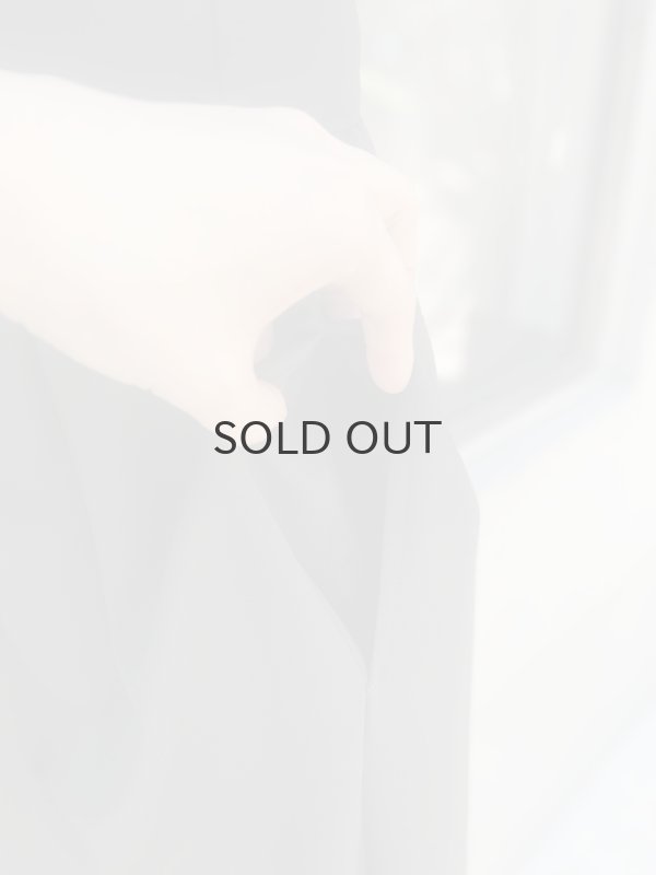 画像6: ウールギャバ後染ジャンパースカート（BK） (6)