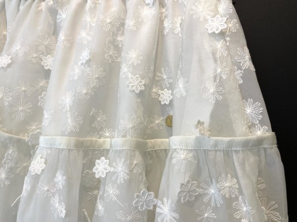 画像8: SALE40%OFF!! フラワーオーガンジースカート (8)