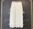 画像7: SALE30%OFF!! フラワーオーガンジースカート (7)