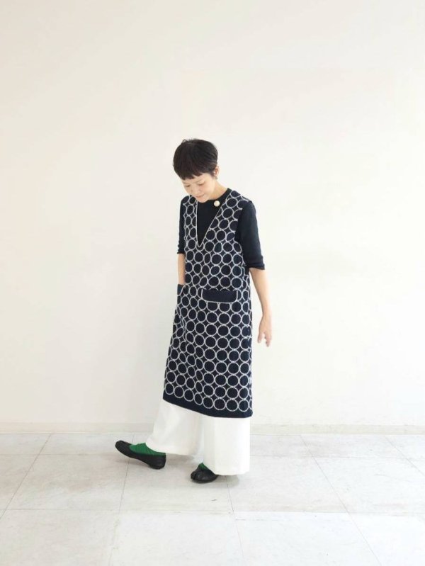 画像24: 3 ET DEMI original キルティングマトラッセジャガード ウエストシャーリングパンツ (WH) (24)