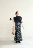 画像21: 別注!! Silk Pin Tuck RuffleCollar (BK) (21)