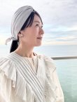 画像18: Khadi Silk Tuck Ruffle Collar (WH) (18)