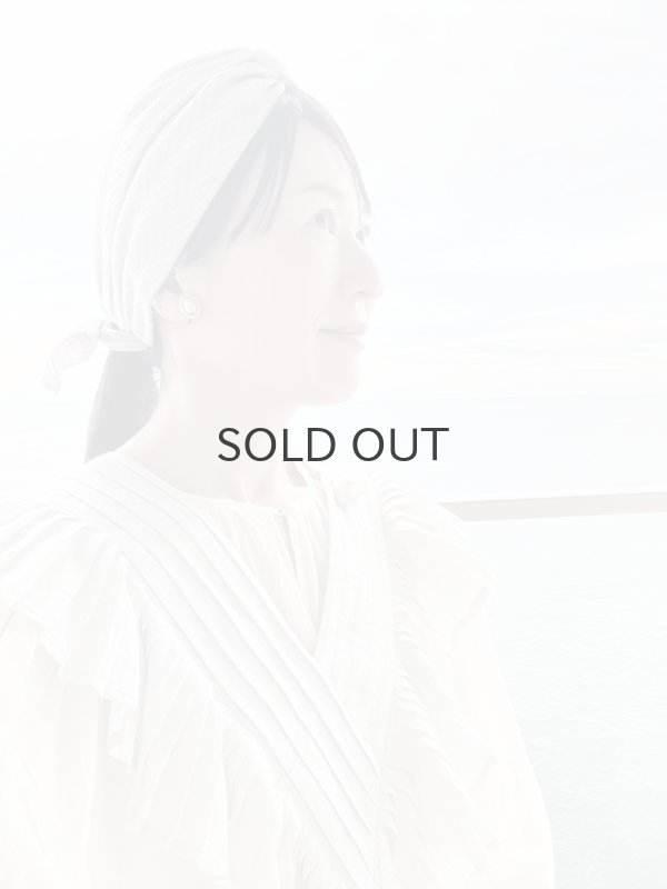 画像18: Khadi Silk Tuck Ruffle Collar (WH) (18)