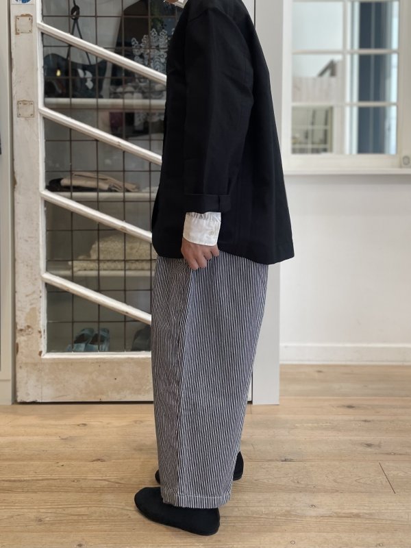 画像14: 10OZデニムギャザーPT (252-3383:ST) (14)