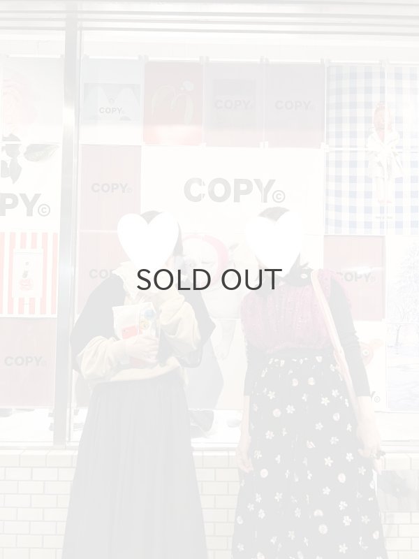 画像21: ナイロンチュールプリント×エステルベルベット刺繍ブラウス (TQ) (21)