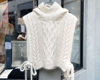 美品》tao COMME des GARCONS ケーブルニット ポンチョ tao (tricot COMME des GARÇONS) ｜ タオ - 3 ET DEMI