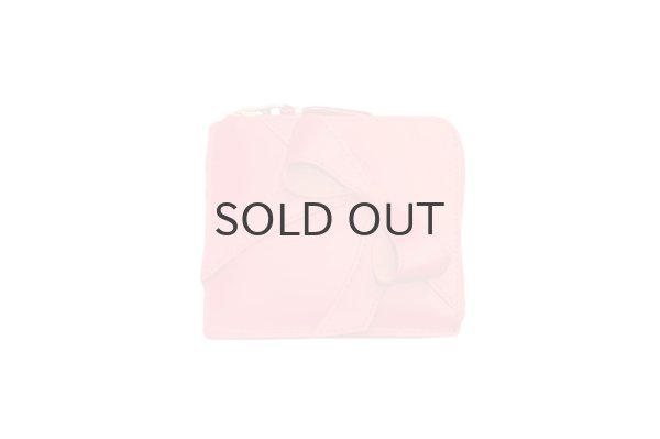 画像1: CDG WALLET  BIG BOW ジップウォレット (RD) (1)