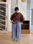 画像14: Khadi Silk Polka dots Print Tuck Pants (DBL) (14)