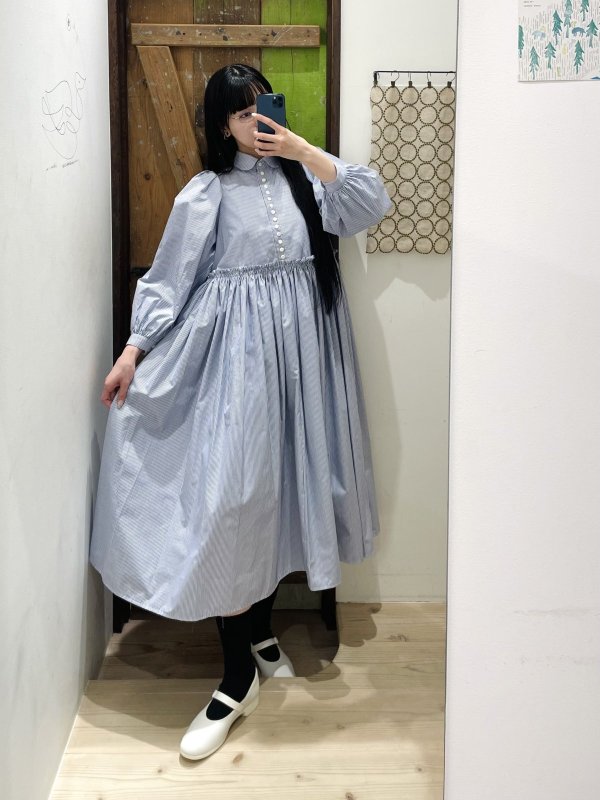 画像21: 別注!! stripe dress (BL) (21)