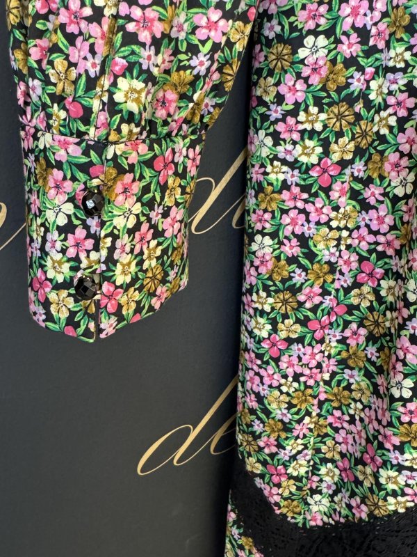 画像2: 別注!! print gather dress (2)