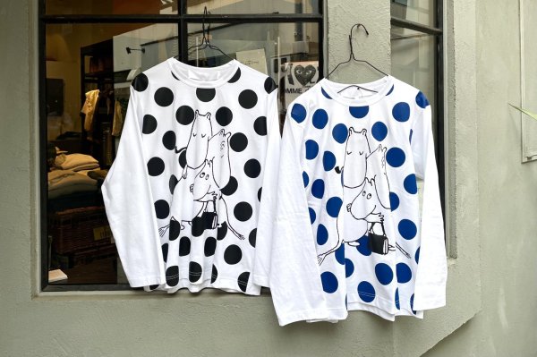 画像1: 綿天竺プリントTシャツ × MOOMIN ToveJansson (1)