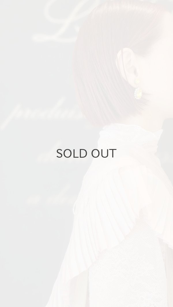 画像19: Khadi Silk Tuck Ruffle Collar (RW) (19)