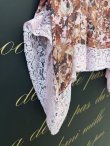 画像4: blossom garden cupro print top (BR) (4)