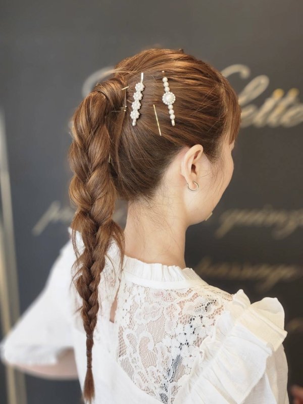 画像10: pearl hair pin (30974) (10)