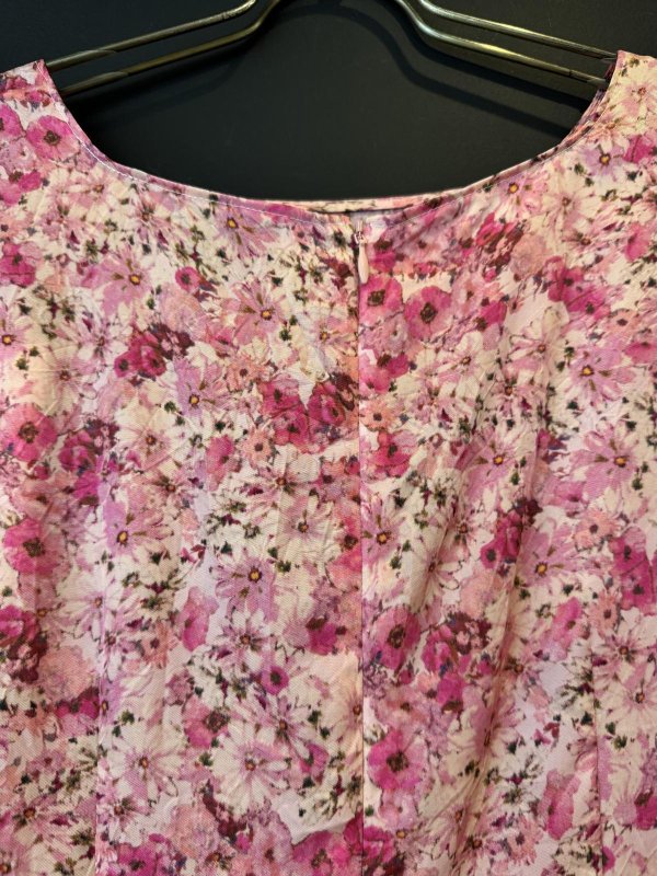 画像6: poetic blossom cupro print top (BR) (6)