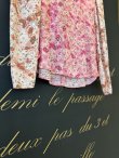 画像5: poetic blossom cupro print top (BR) (5)