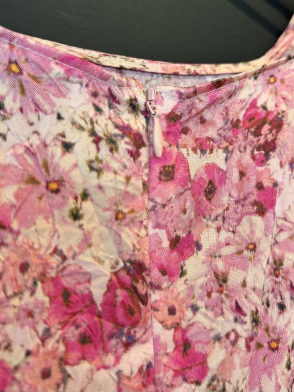 画像7: poetic blossom cupro print top (BR) (7)