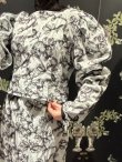 画像8: flower tulle embroidery top (GR) (8)