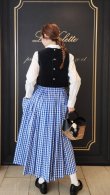画像10: 3 ET DEMI original gingham check skirt (BL) (10)