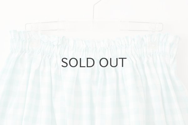 画像3: 3 ET DEMI original ギンガムチェック・ギャザーロングスカート (MT/WH) (3)