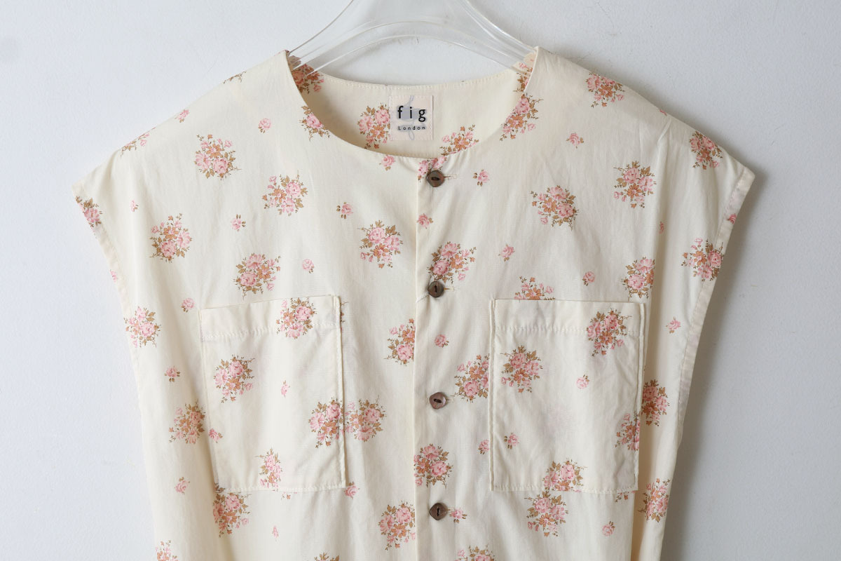 fig LONDON アイボリー　セーラージャケット　フィグロンドン fig London（フィグロンドン）の「STRIPE sailor shirts