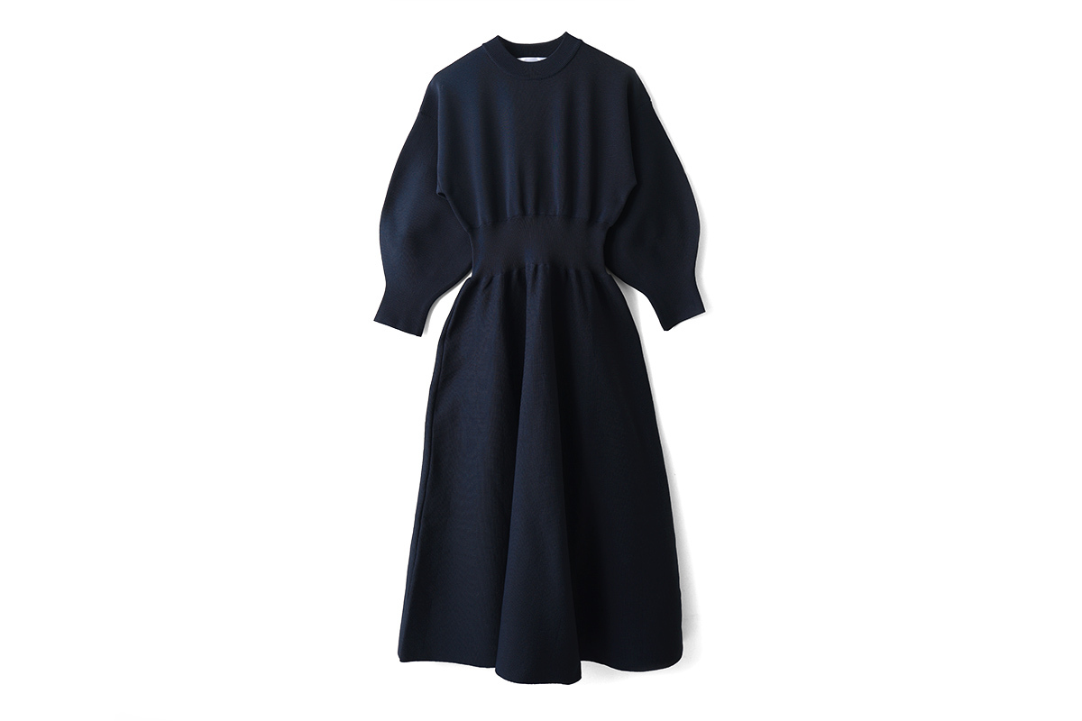 EPOCA ワンピース　ミラノリブ　ブラック EPOCA ワンピース ミラノリブ ブラック