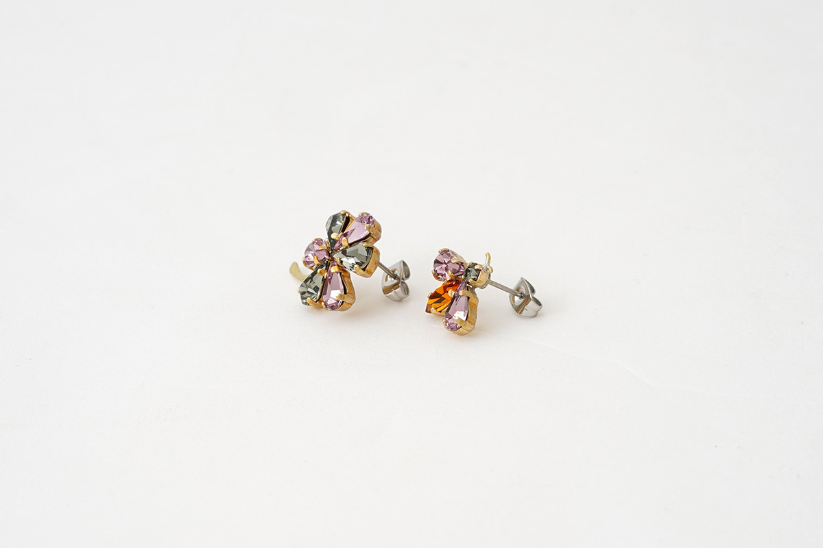 ANTIPAST アンティパスト Clover&Bee Pierced/Earrings