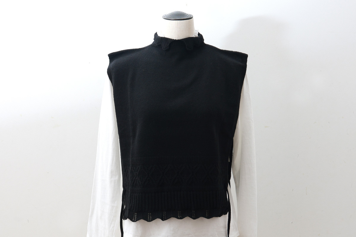 ANTIPAST アンティパスト COTTON CASHMERE KNIT VEST