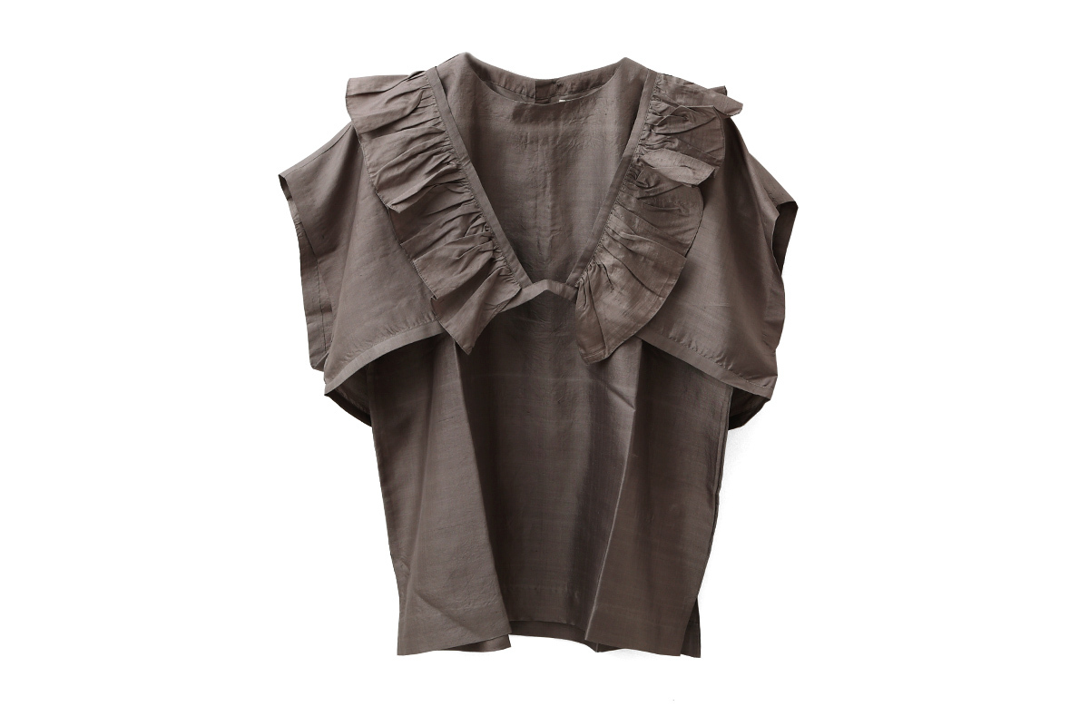 未使用 定価2.8万 2022SS BUNON ブノン BUNON Back Button Blouse