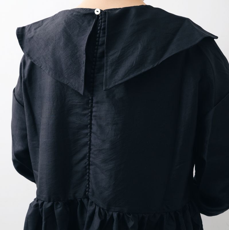 BUNON ブノン Khadi Silk Tuck Dress
