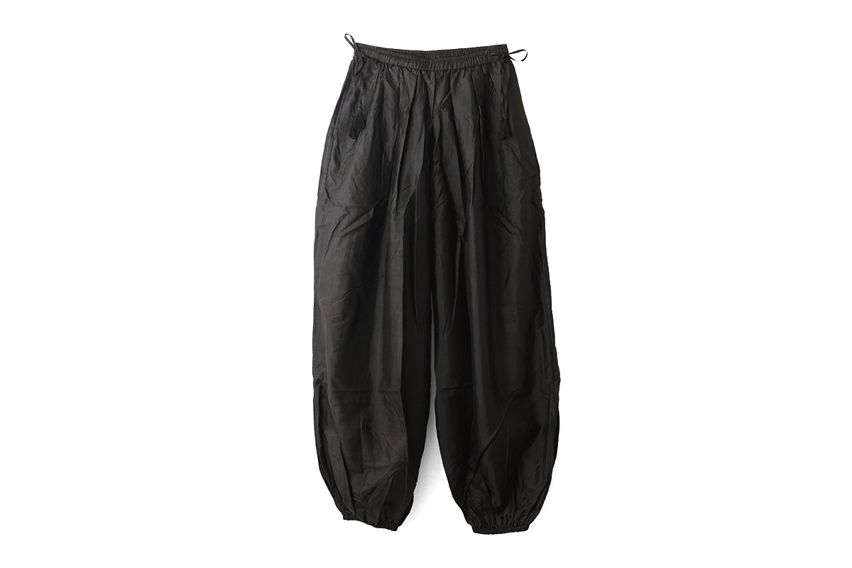 BUNON Khadi Khadi Silk Tuck Gather Balloon Pants