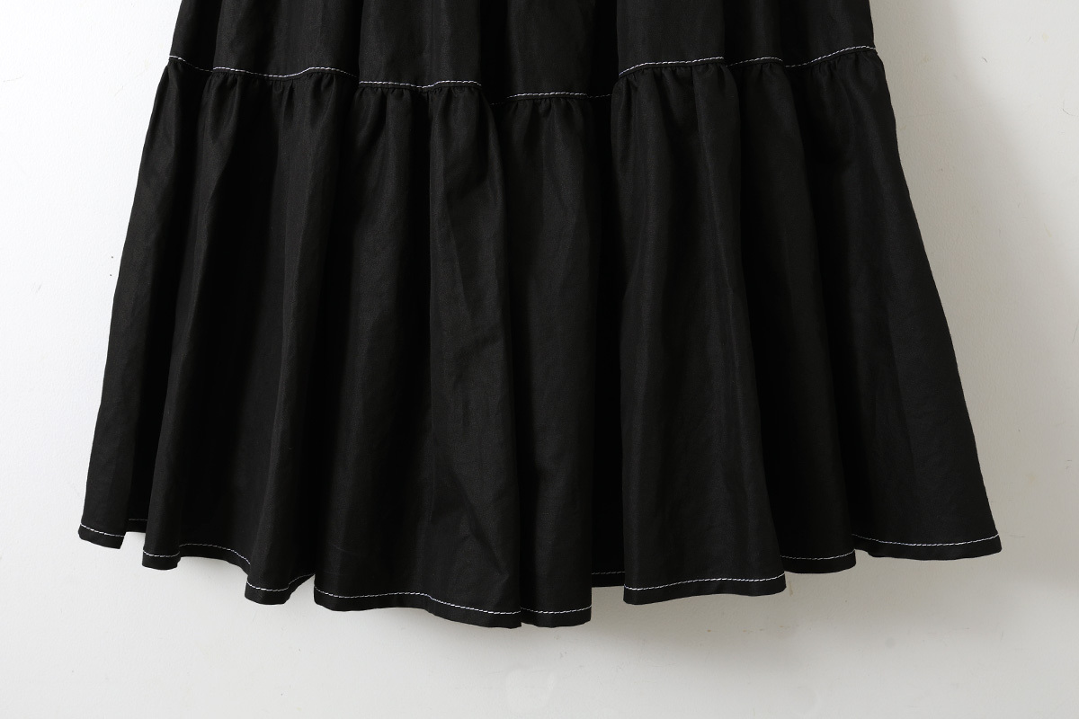 tao COMME des GARCONS タオ コムデギャルソン 綿麻ツイルティアード  