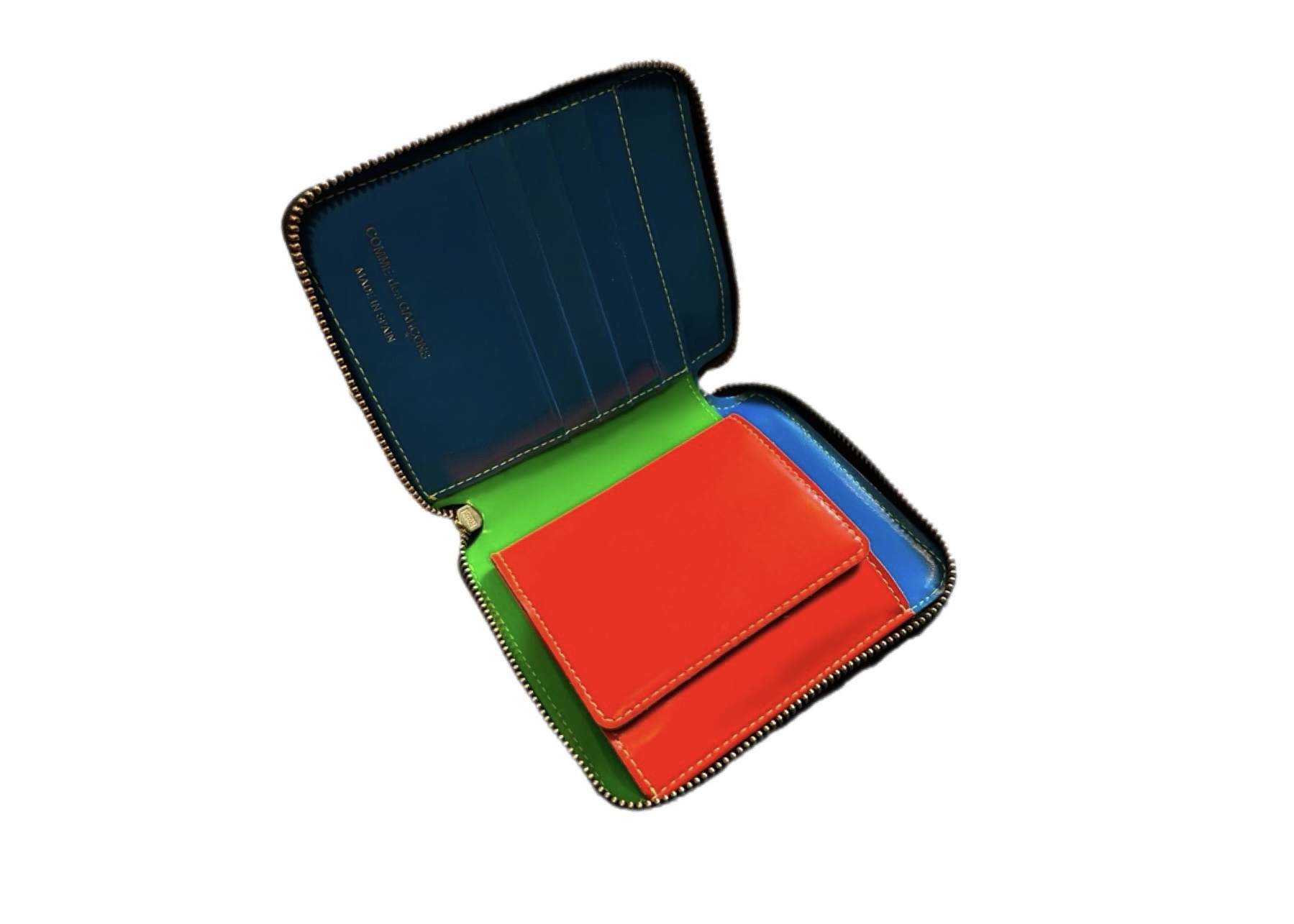 COMME des GARÇONS WALLET SUPER FLUO
