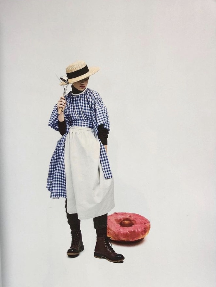 ブルーギンガムのランドリードレス