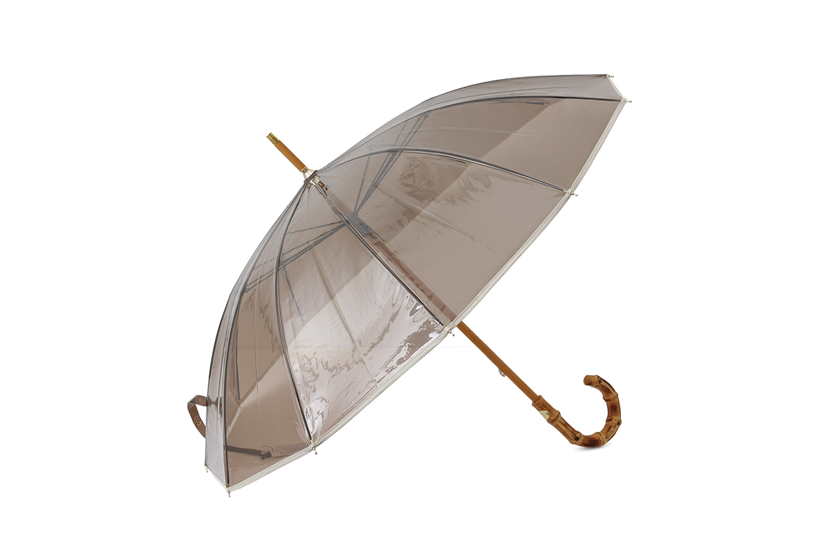 CLEAR UMBRELLA BAMBOO (BR)