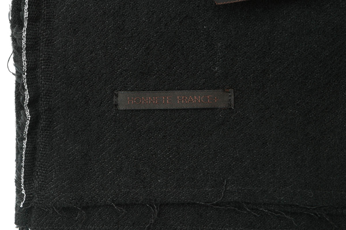 Honnet オネット Wide Stole C/W Washed Twill