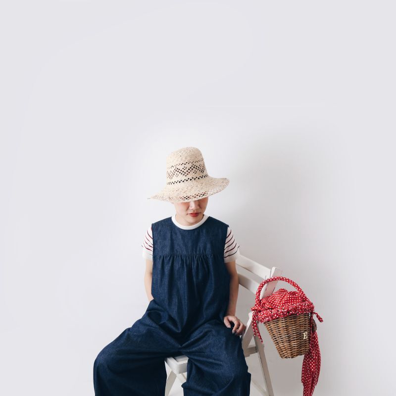 なーさんメゾンドリリス　新品タグ付ラフィアハット なーさん様専用メゾンドリリス 新品タグ付ラフィアハット - メルカリ