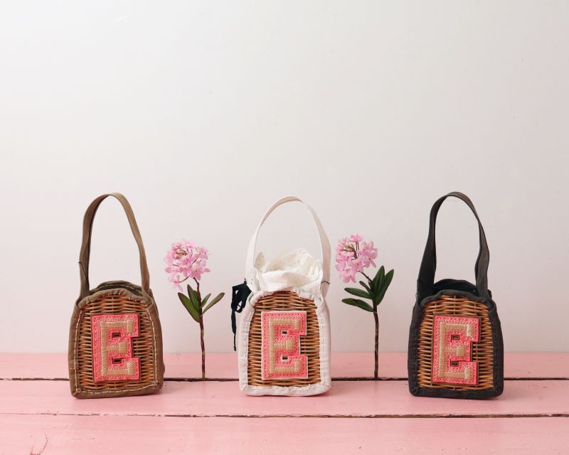 若者に人気のブランド ebagos エバゴス 別注!! Eワッペン防水キャンバスかごバッグ バッグ
