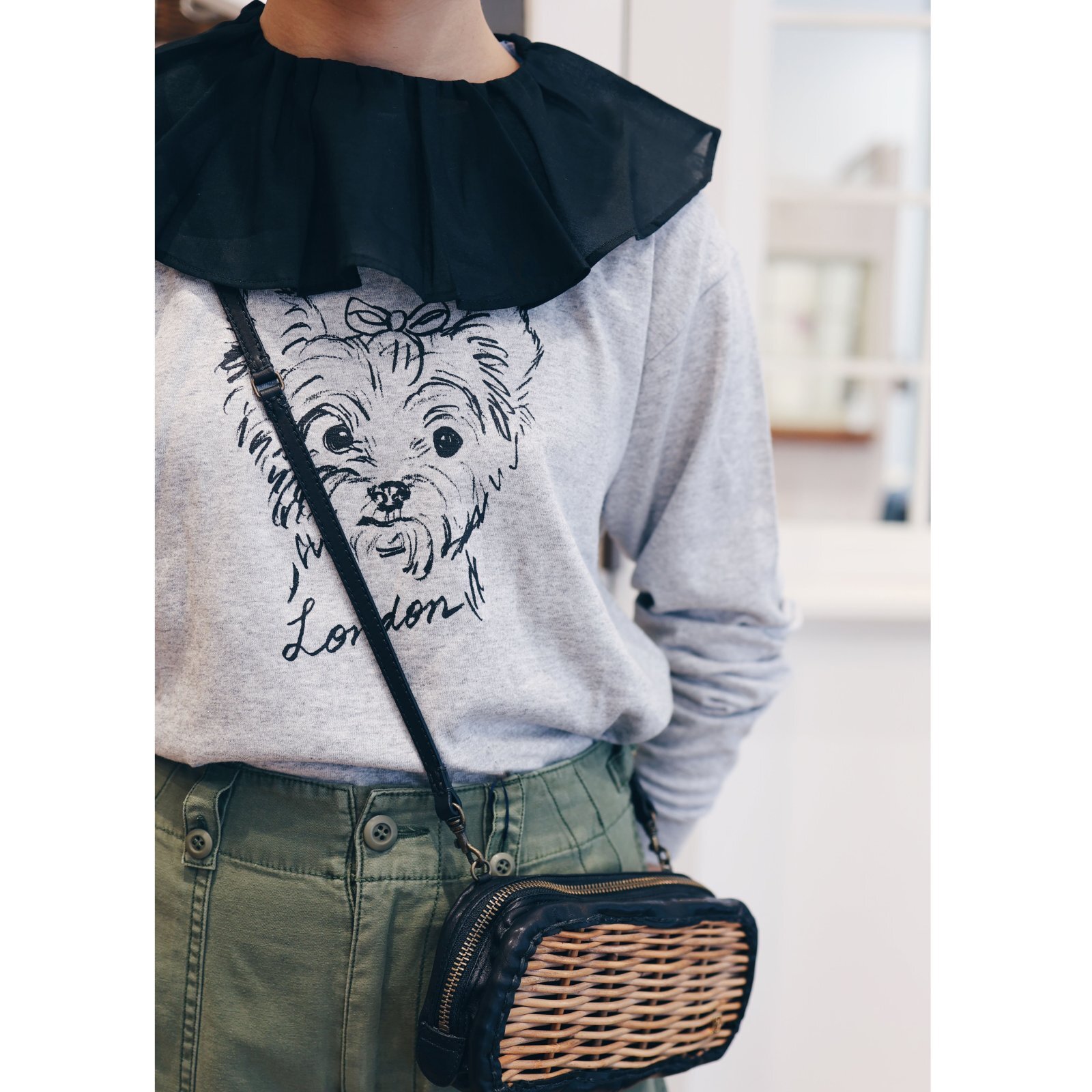 ディズニープリンセスのベビーグッズも大集合 Wanderclad ブラウス｜レディース ラッフル フリルカラー etc.. トップス