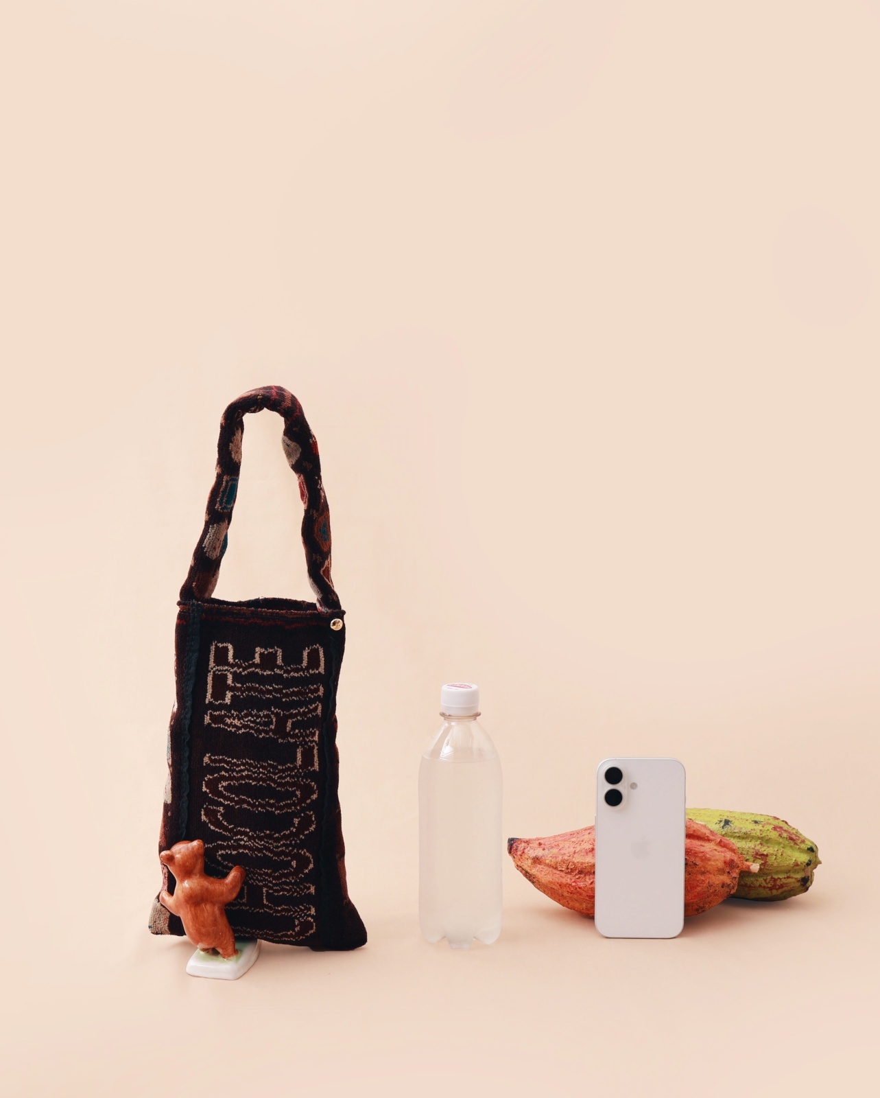 eb.a.gos エバゴス シェニール・チョコレート ポーチ 新品 ebagos エバゴス シェニール・チョコレート ポーチ