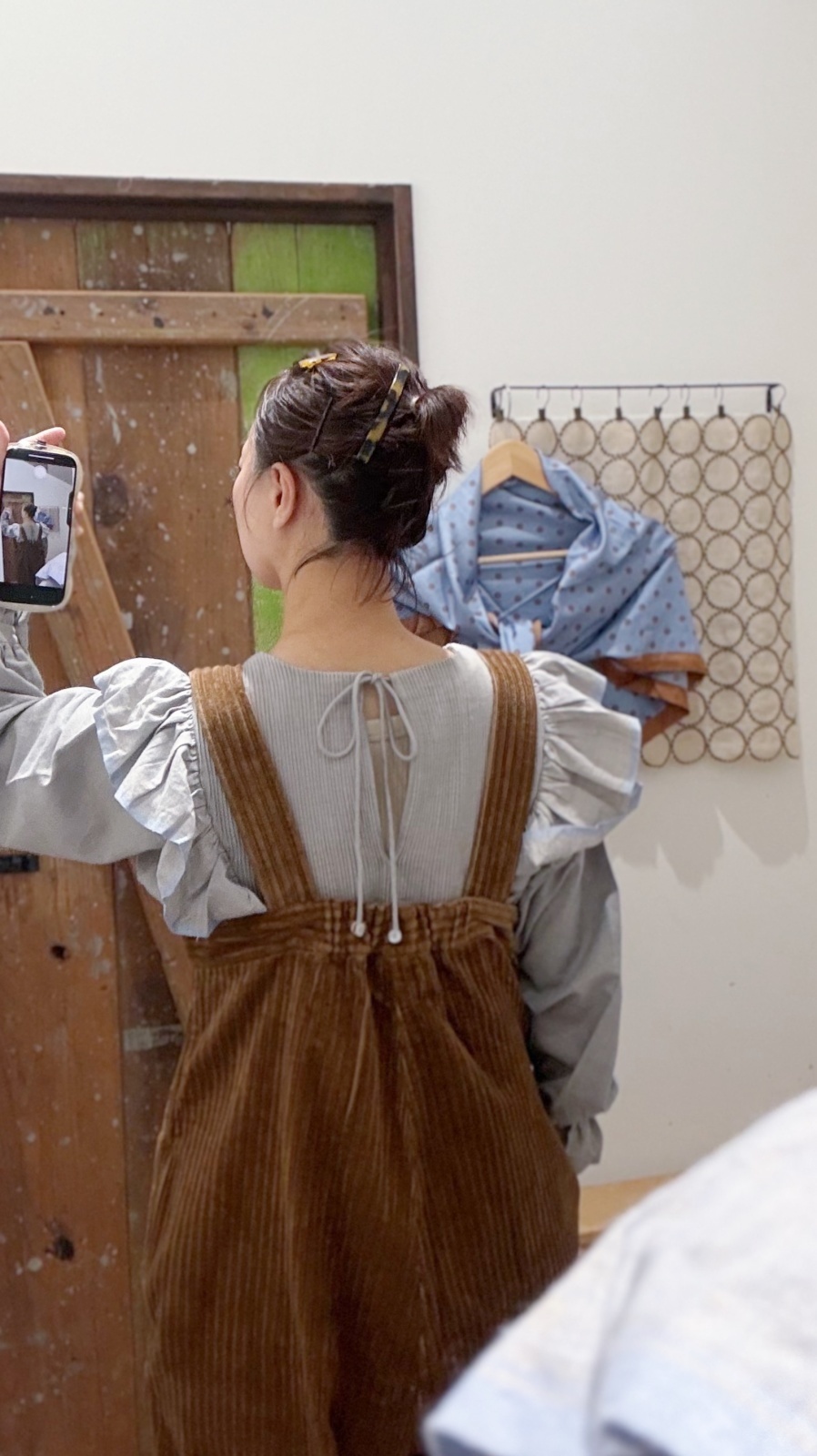 Yarmo ヤーモ Hight Rise Brace Trousers