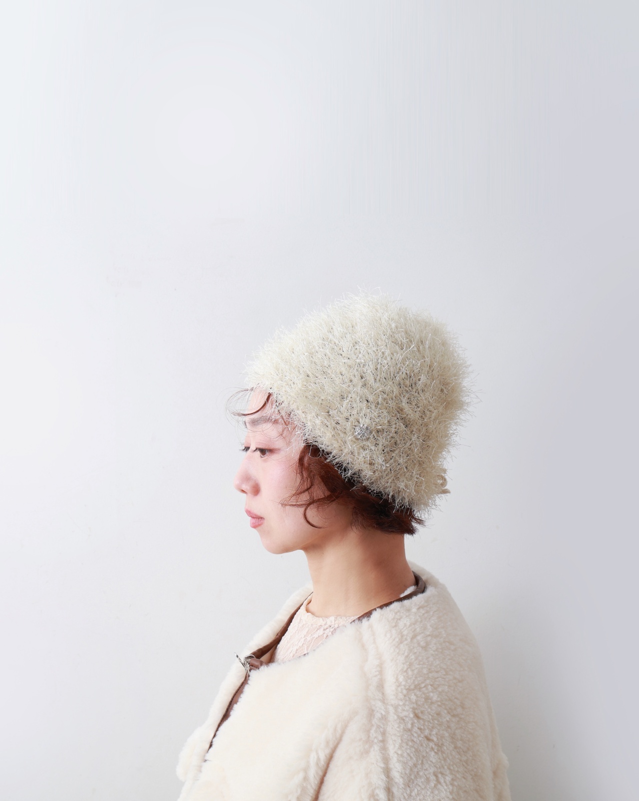 別注!!hitomi shinoyama ヒトミシノヤマ 別注!! ポリモール ニット