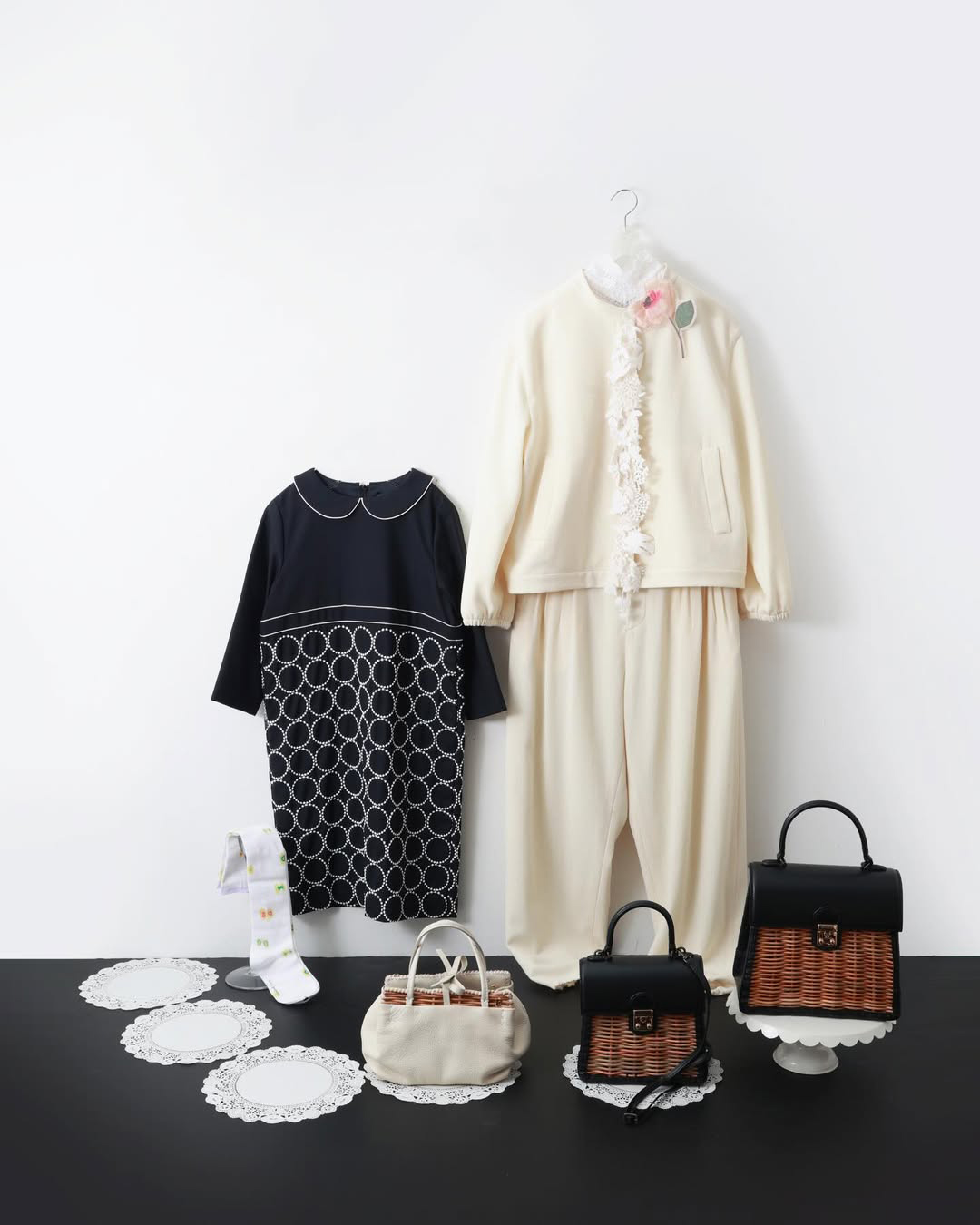 mina perhonen petit 子供服 tambourine 丸襟ワンピース