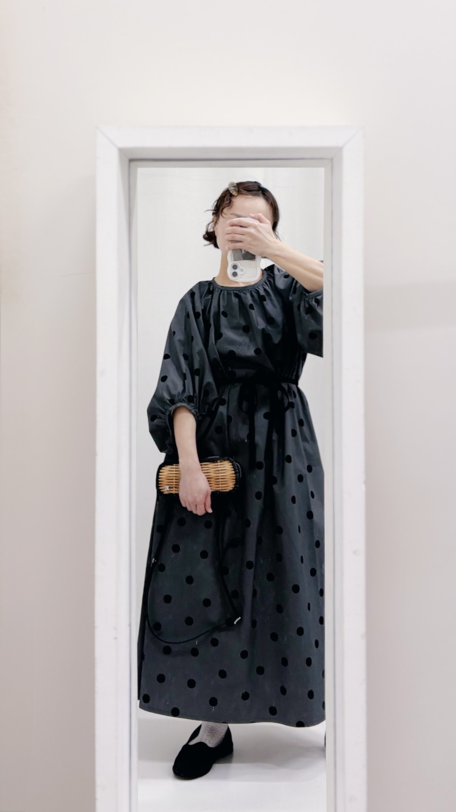 3 ET DEMI original dot skirt