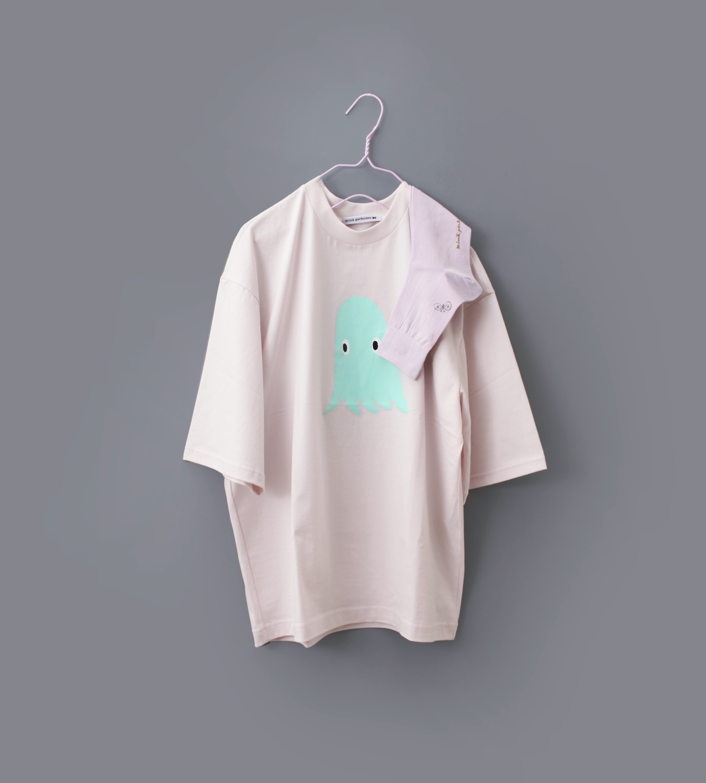mina perhonen cat circle 7分袖 カットソー mina perhonen - mina perhonen cat circle 7分袖 カットソーの通販 by