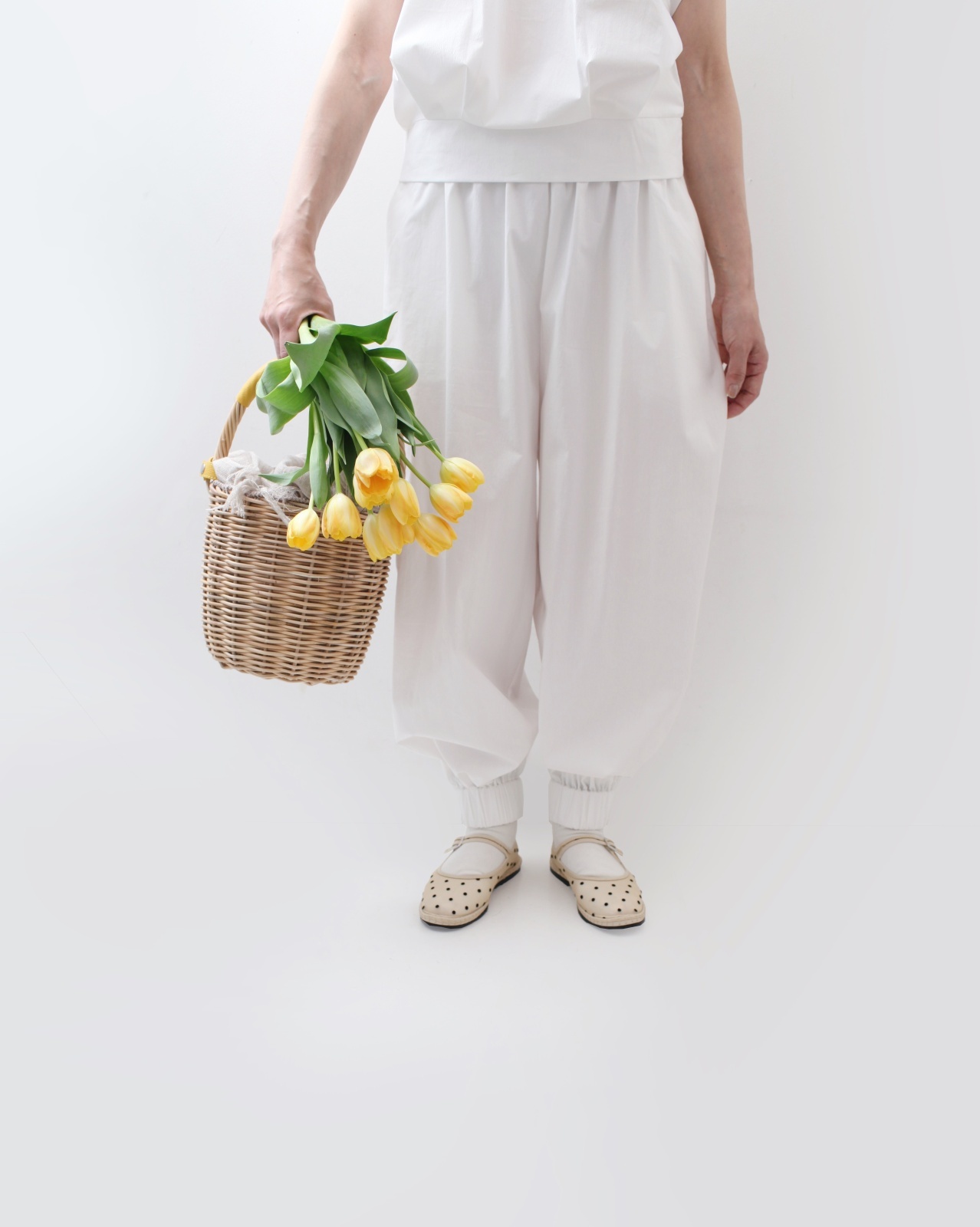 3ET DEMI Velvet Basket パンツ Velvet Basket ベルベットバスケット 大森伃佑子×3 ET DEMI パンツ